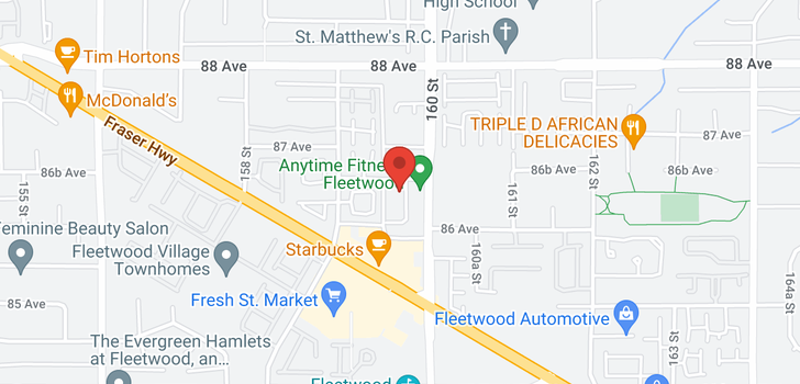 map of 113 15956 86A AVENUE